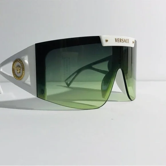 New Versace Clear Shield Ladies Sunglasses VE4393 401/1W 46 - Picture 11 of 16